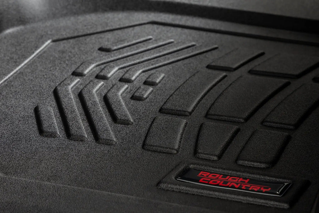 Floor Mats | FR Bucket | Crew | Chevy/GMC 1500/2500HD/3500HD (19-26) by Rough Country