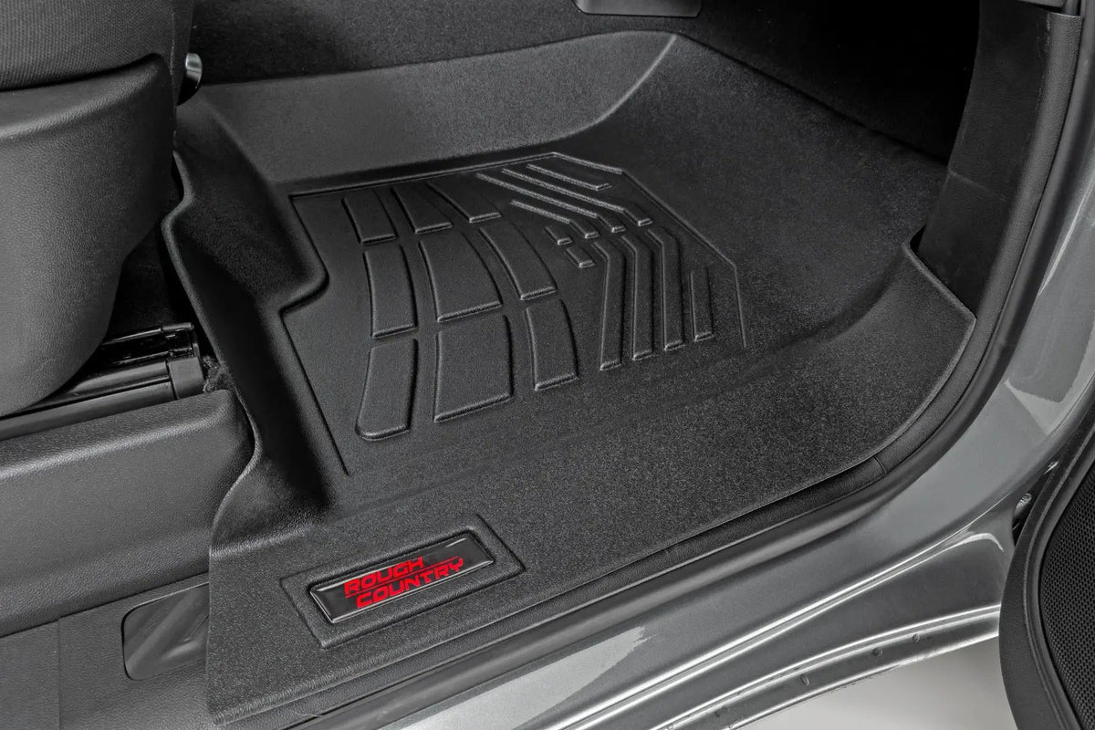 Floor Mats | FR Bucket | Crew | Chevy/GMC 1500/2500HD/3500HD (19-26) by Rough Country