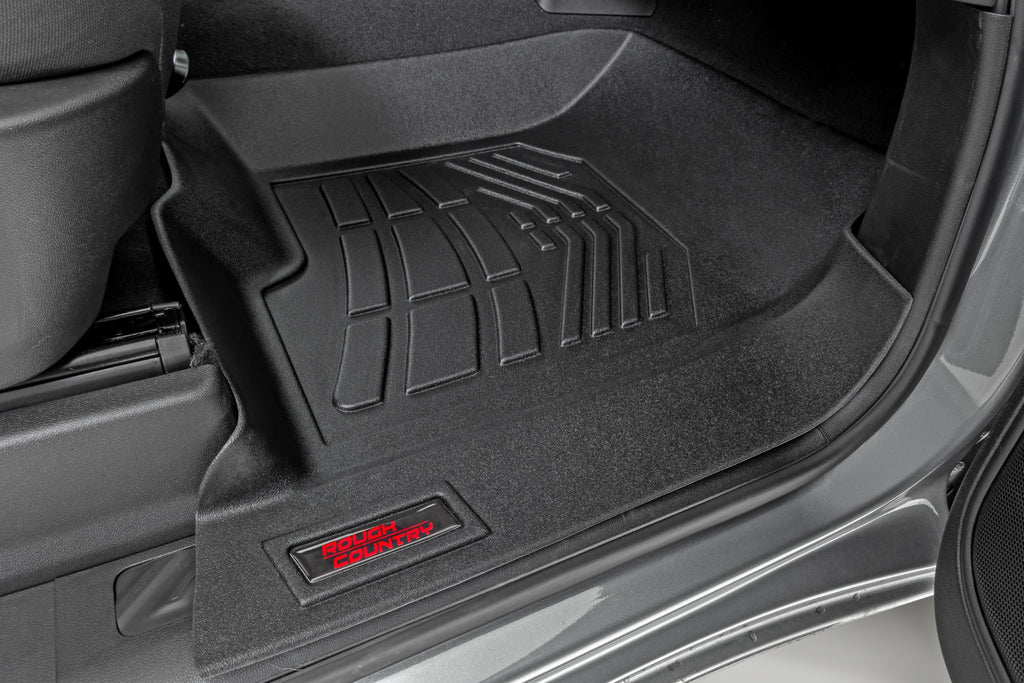 Floor Mats | FR Bucket | Crew | Chevy/GMC 1500/2500HD/3500HD (19-26) by Rough Country