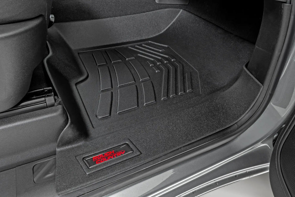 Floor Mats | FR Bucket | Crew | Chevy/GMC 1500/2500HD/3500HD (19-26) by Rough Country