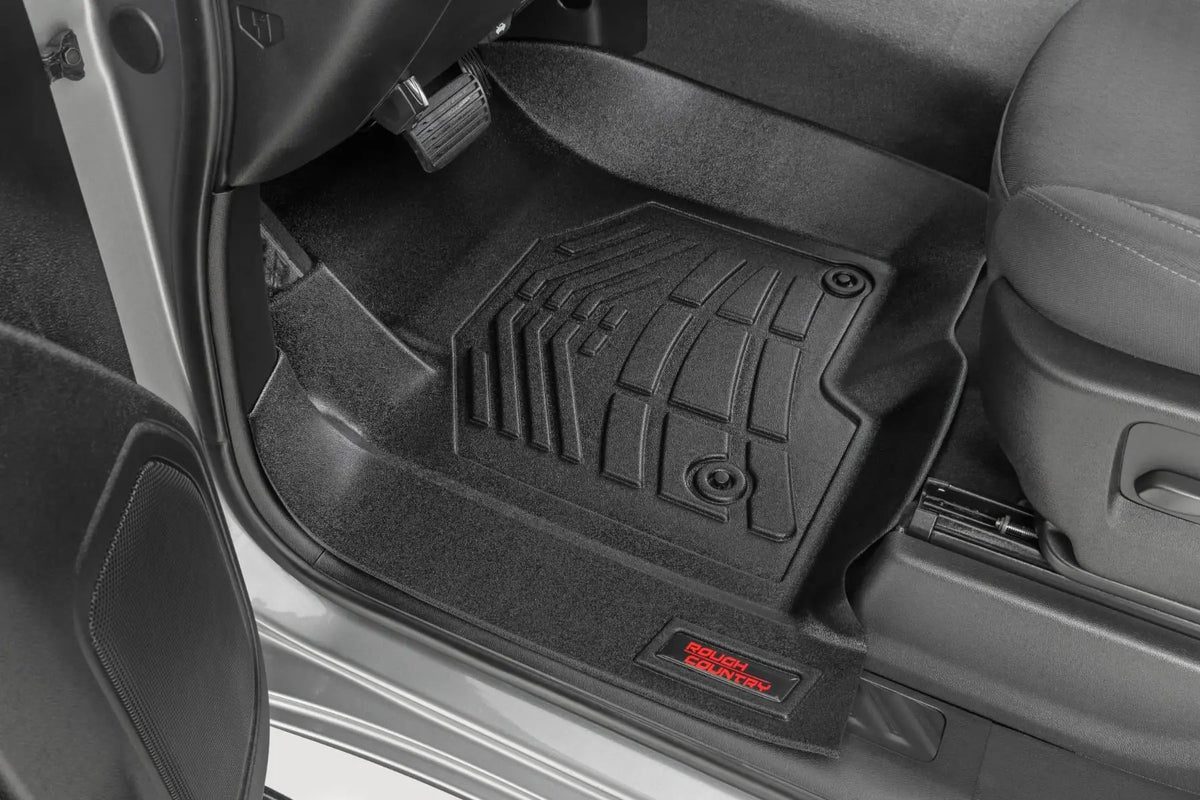Floor Mats | FR Bucket | Crew | Chevy/GMC 1500/2500HD/3500HD (19-26) by Rough Country