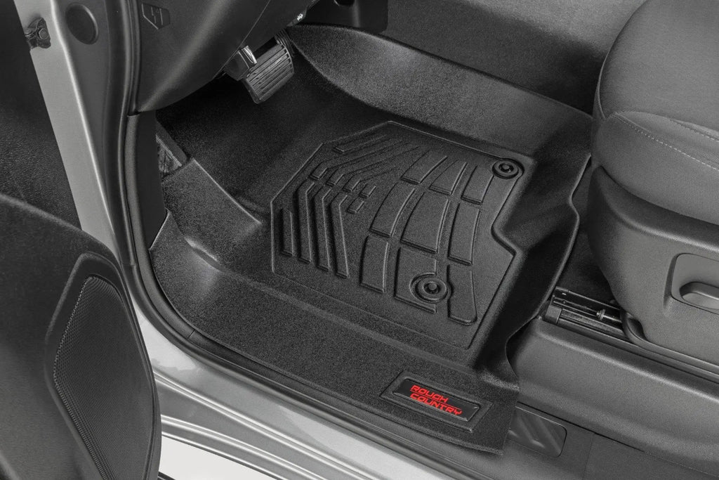 Sure-Fit Floor Mats | FR & RR | FR Bucket | Crew | Chevy/GMC 1500/2500HD/3500HD (19-26) by Rough Country