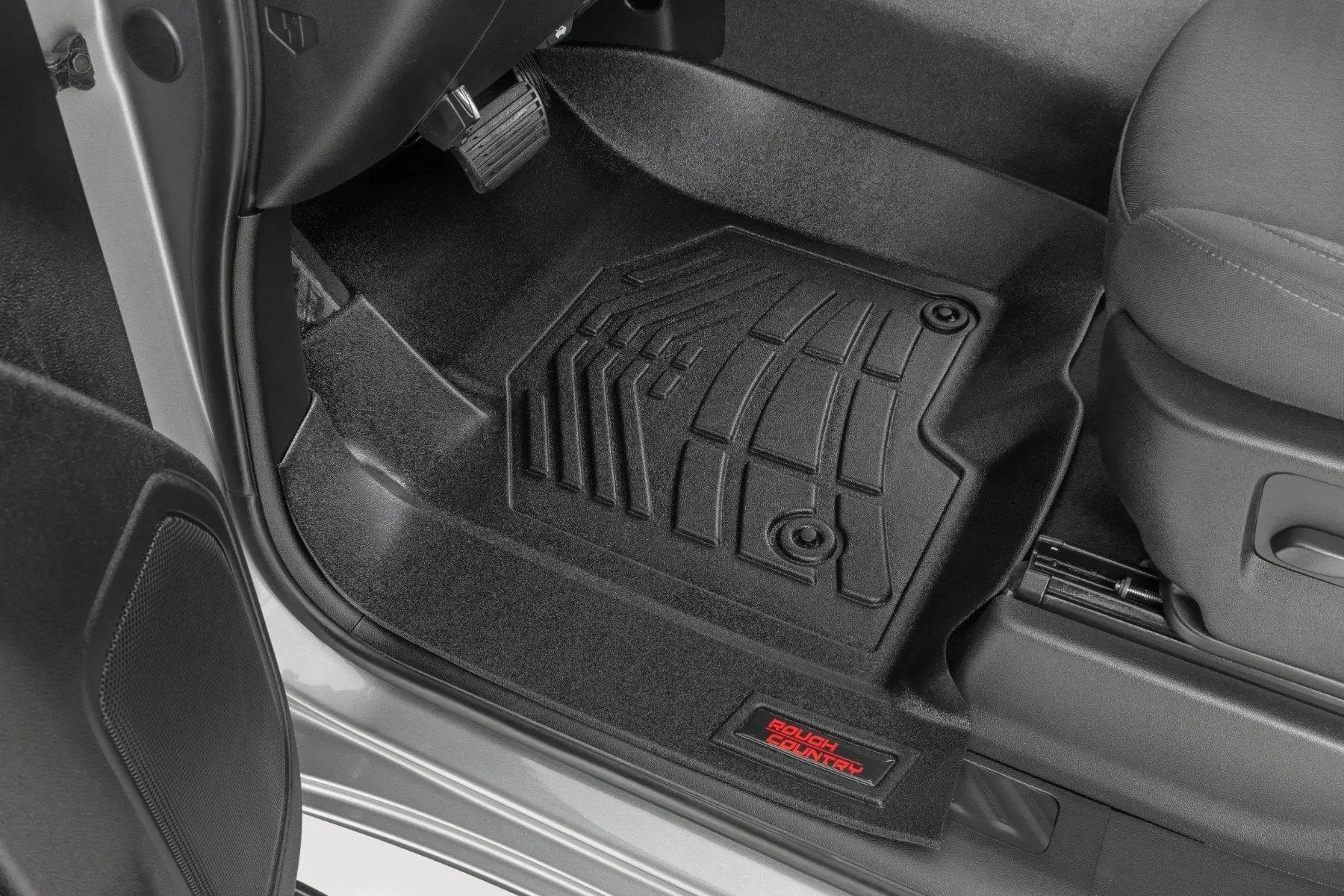 Sure-Fit Floor Mats | FR & RR | FR Bucket | Crew | Chevy/GMC 1500/2500HD/3500HD (19-26) by Rough Country