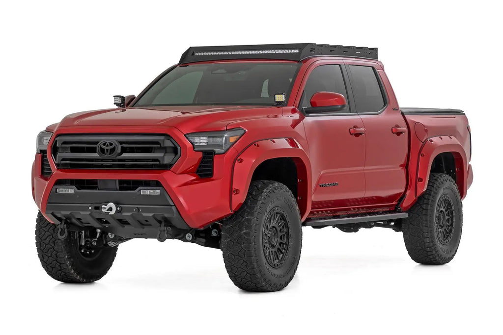 RPT2 Running Board | Double Cab | Black | Toyota Tacoma 2WD/4WD (2024-2026) by Rough Country