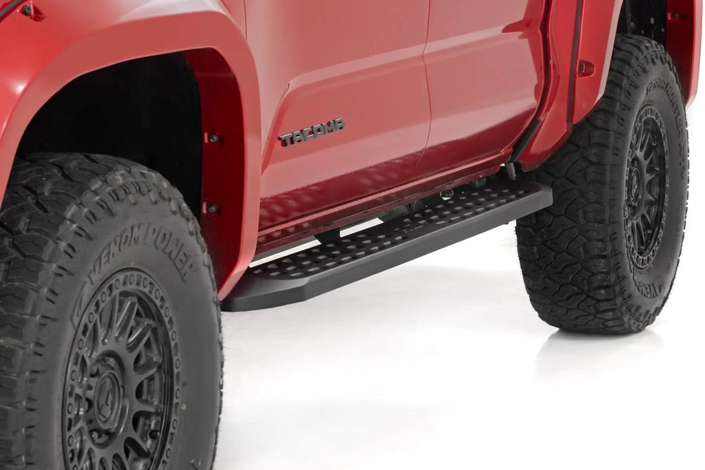 RPT2 Running Board | Double Cab | Black | Toyota Tacoma 2WD/4WD (2024-2026) by Rough Country