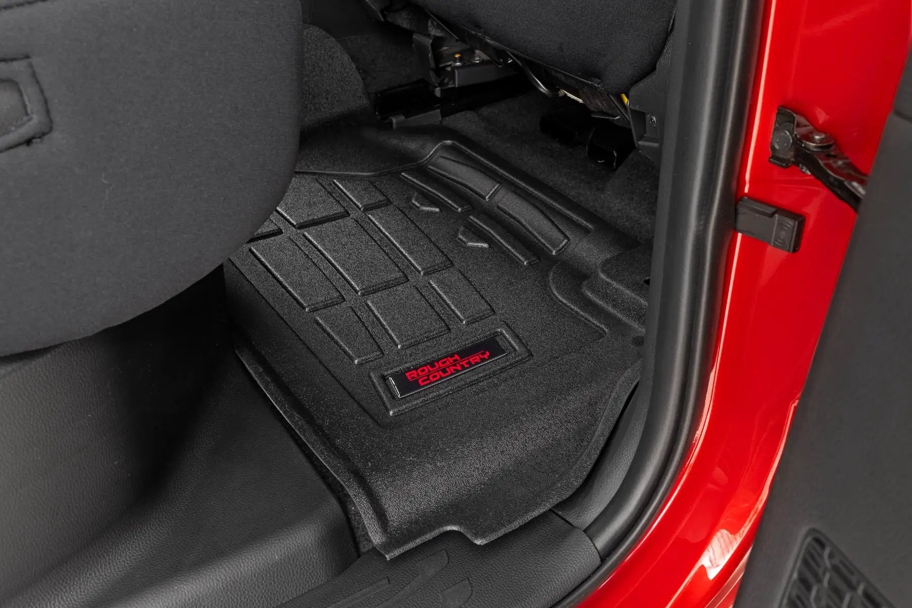 Sure-Fit Floor Mats | Front & Rear | Double Cab | Toyota Tacoma (24-26) by Rough Country