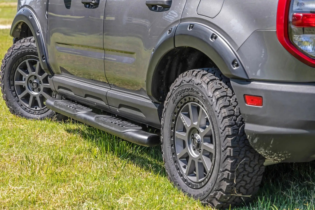 Oval Nerf Steps | Black | Ford Bronco Sport 4WD (2021-2026) by Rough Country