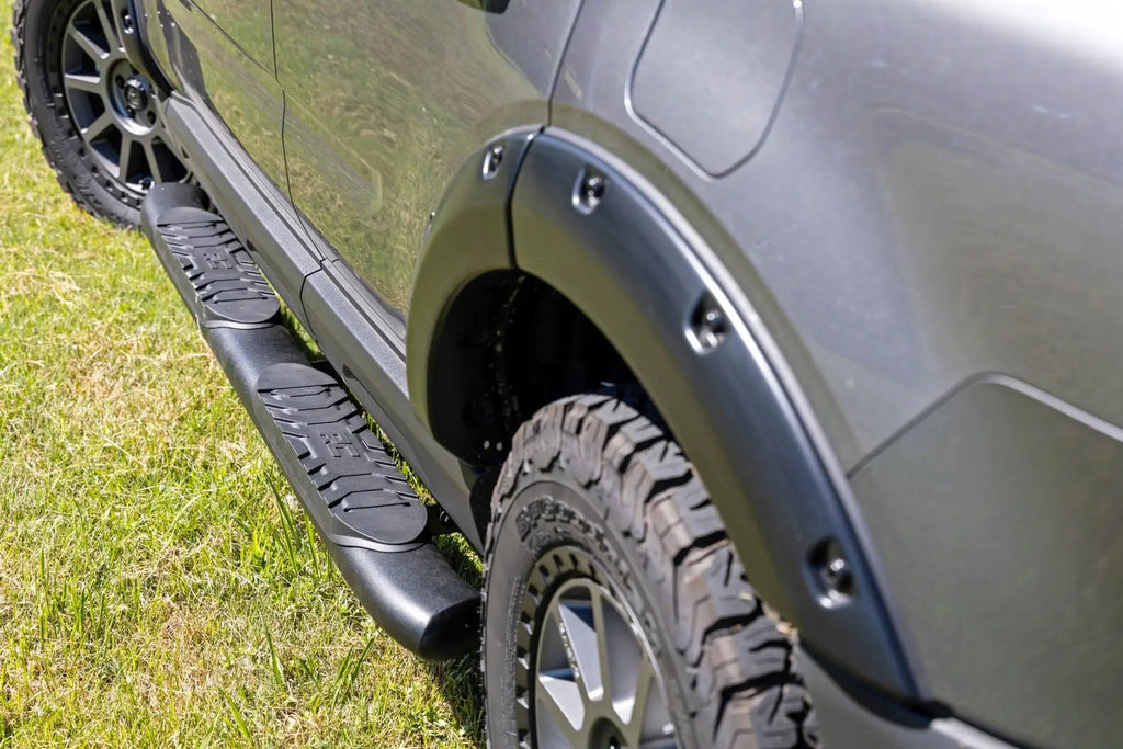 Oval Nerf Steps | Black | Ford Bronco Sport 4WD (2021-2026) by Rough Country