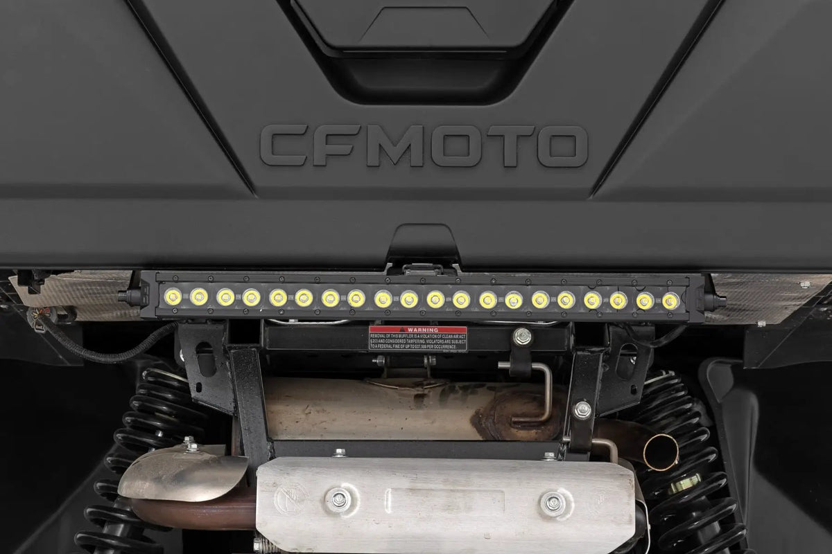 LED Light Kit | Under Bed Mount | 20" Black Single Row | CFMOTO UFORCE 1000 by Rough Country