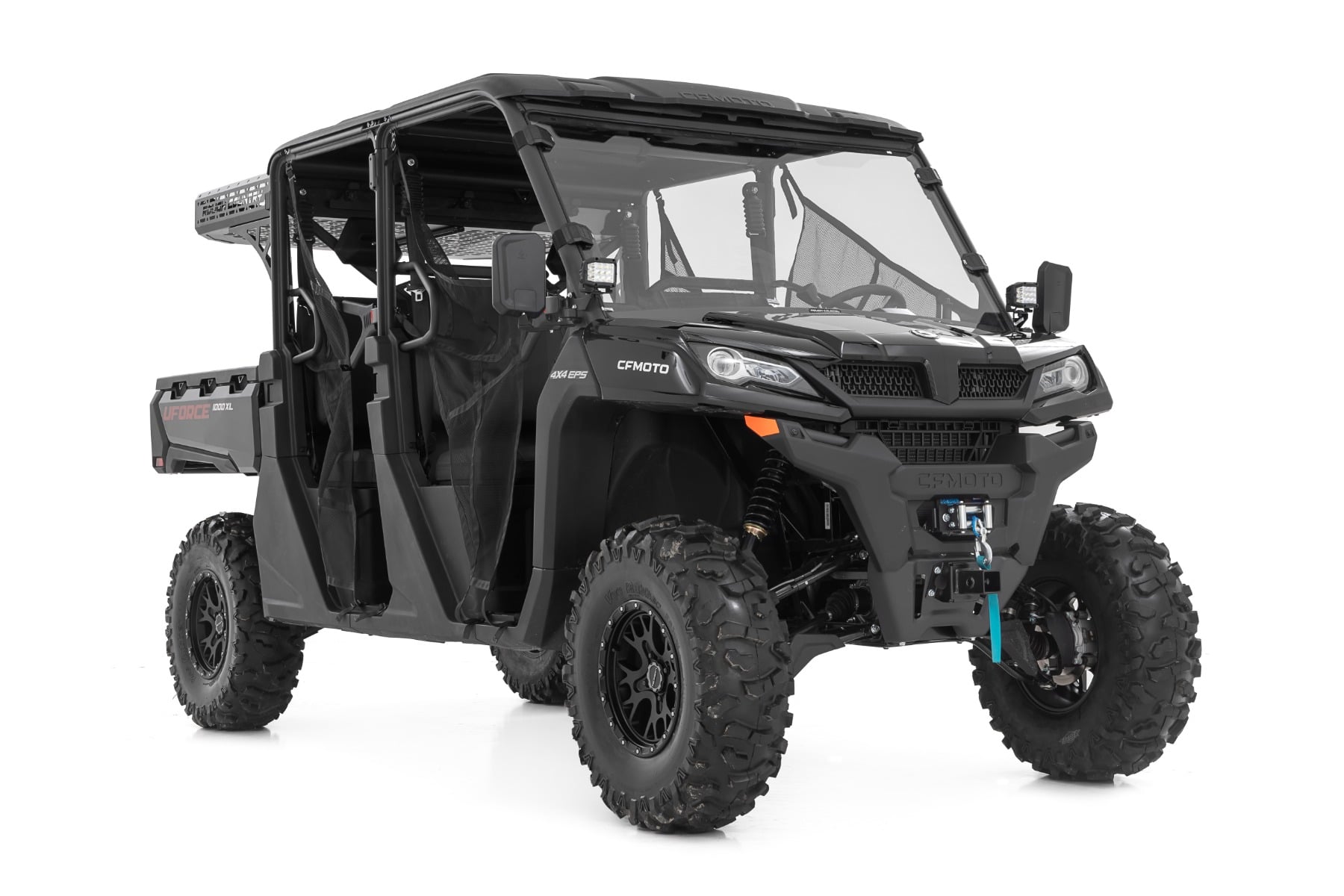 LED Light Kit | Cage Mount | 2" Black Pair | Amber DRL | CFMOTO UFORCE 1000 by Rough Country