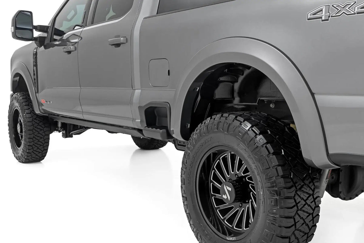 Sport Fender Flares | Gloss Black | Ford F-250/F-350 Super Duty (23-26) by Rough Country