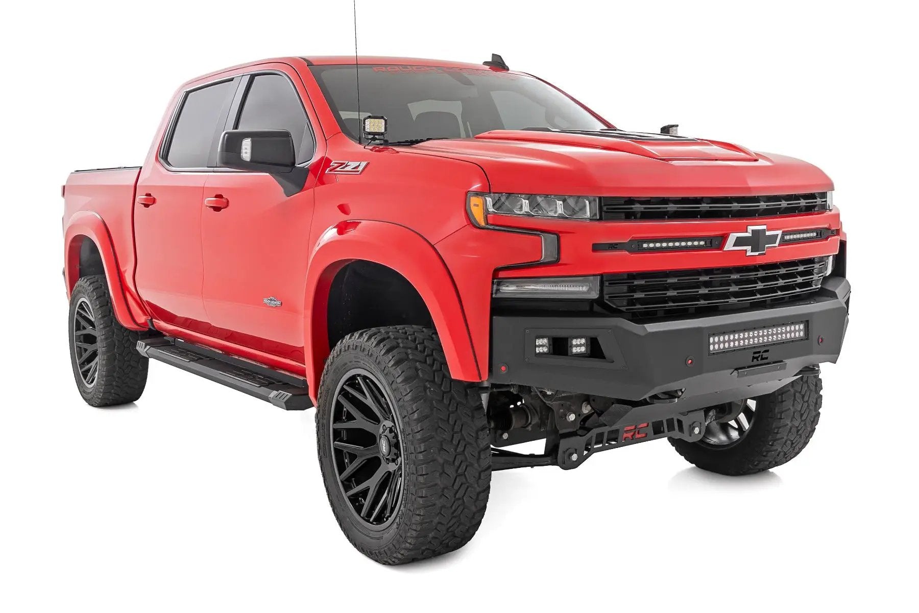 HD2 Aluminum Running Boards | Crew Cab | Chevy/GMC 1500/2500HD/3500HD (19-26) by Rough Country