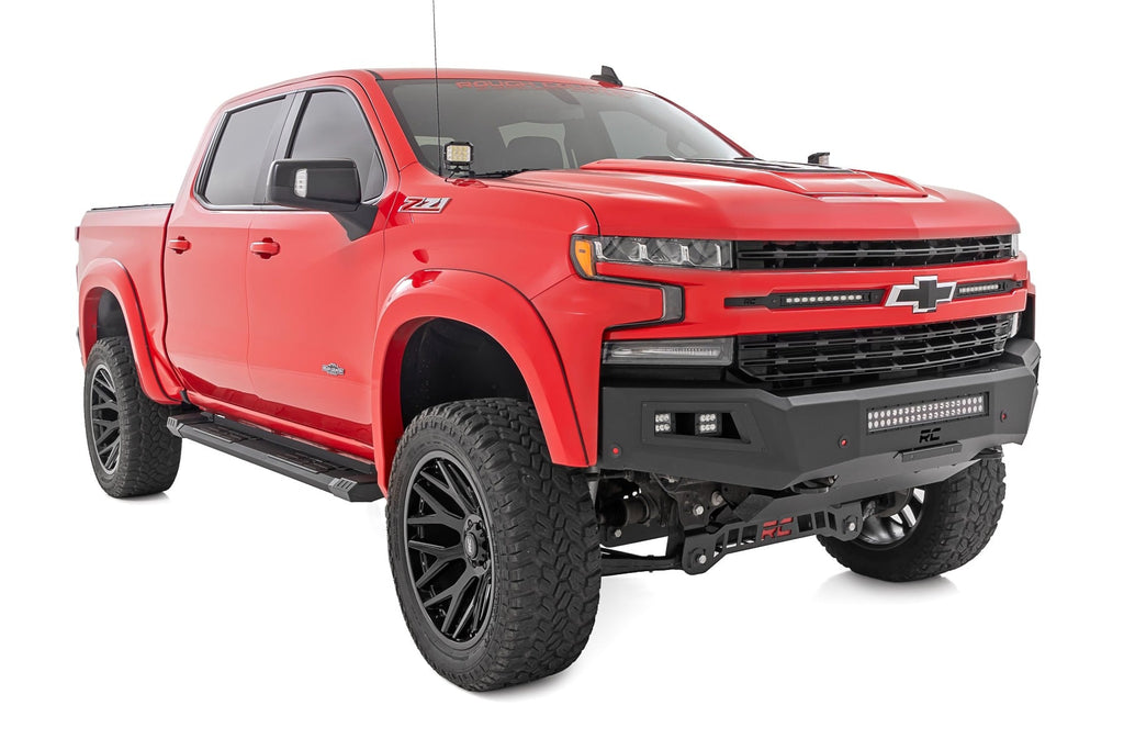 HD2 Aluminum Running Boards | Crew Cab | Chevy/GMC 1500/2500HD/3500HD (19-26) by Rough Country