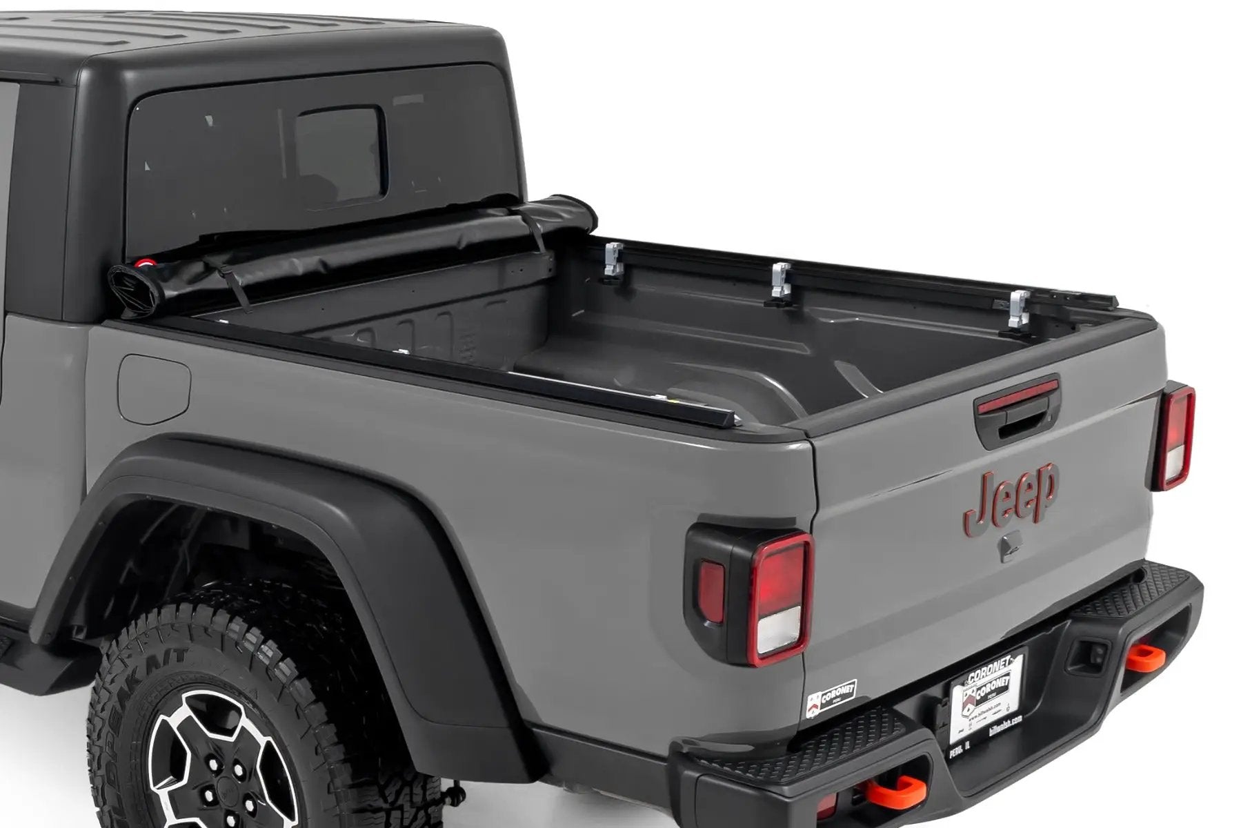 Soft Roll Up Bed Cover | 5 Bed | Jeep Gladiator JT 4WD (2020-2026) by Rough Country