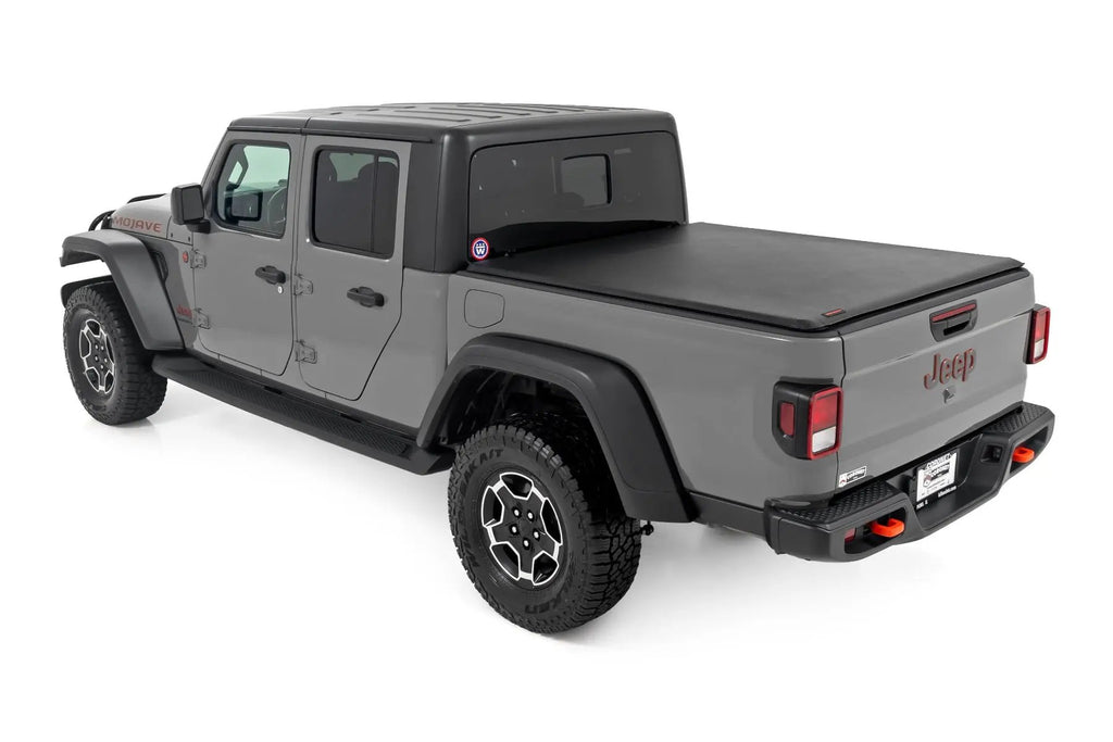 Soft Roll Up Bed Cover | 5 Bed | Jeep Gladiator JT 4WD (2020-2026) by Rough Country