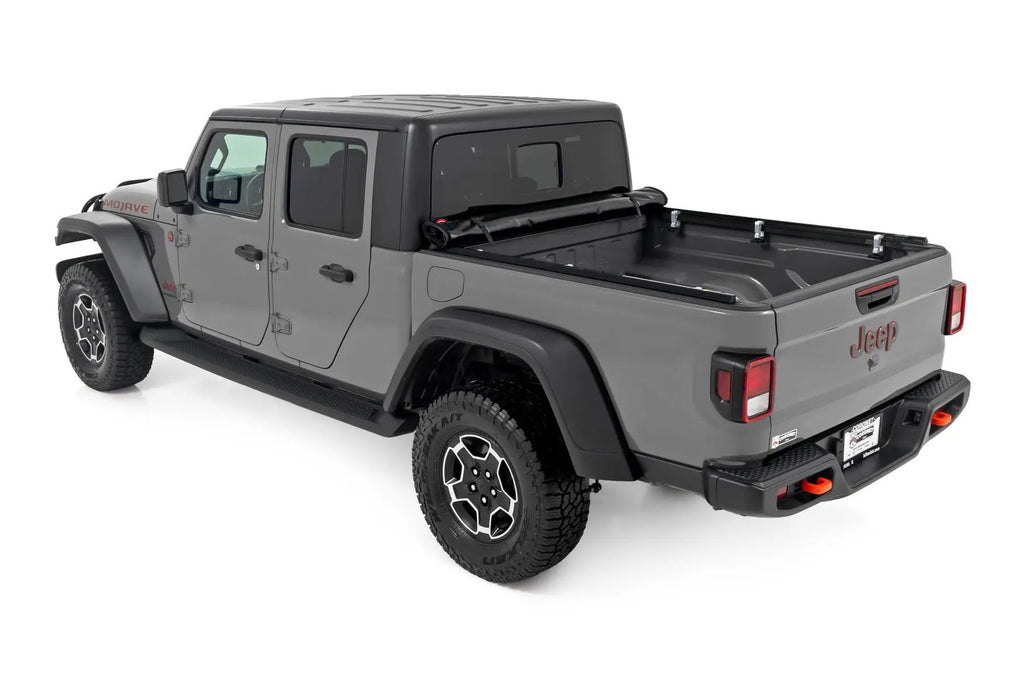 Soft Roll Up Bed Cover | 5 Bed | Jeep Gladiator JT 4WD (2020-2026) by Rough Country