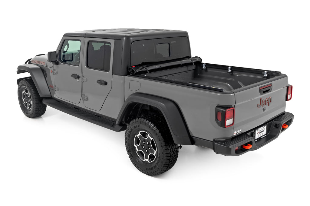 Soft Roll Up Bed Cover | 5 Bed | Jeep Gladiator JT 4WD (2020-2026) by Rough Country