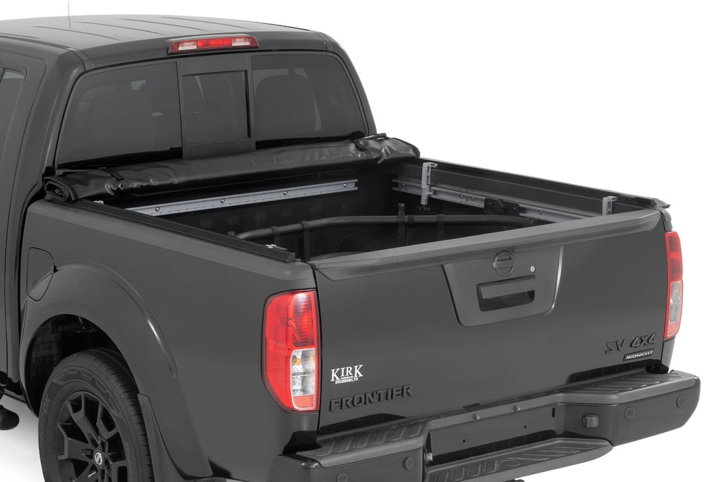 Soft Roll Up Bed Cover | 5' Bed | Nissan Frontier 2WD/4WD (2005-2021) by Rough Country