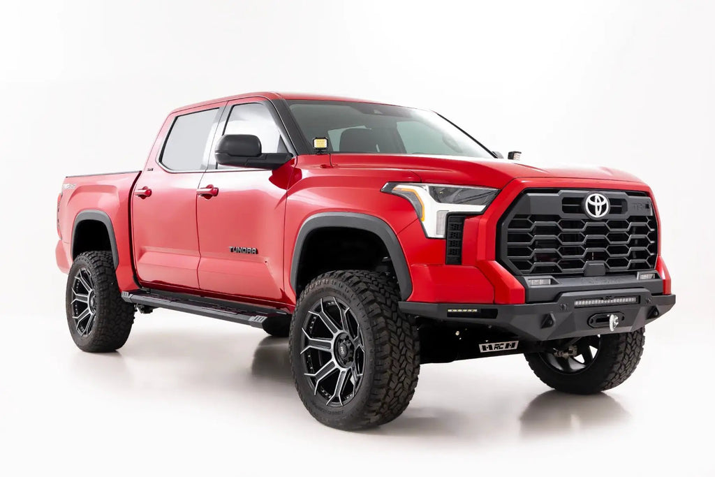 HD2 Aluminum Running Boards | CrewMax | Toyota Tundra 2WD/4WD (2022-2026) by Rough Country