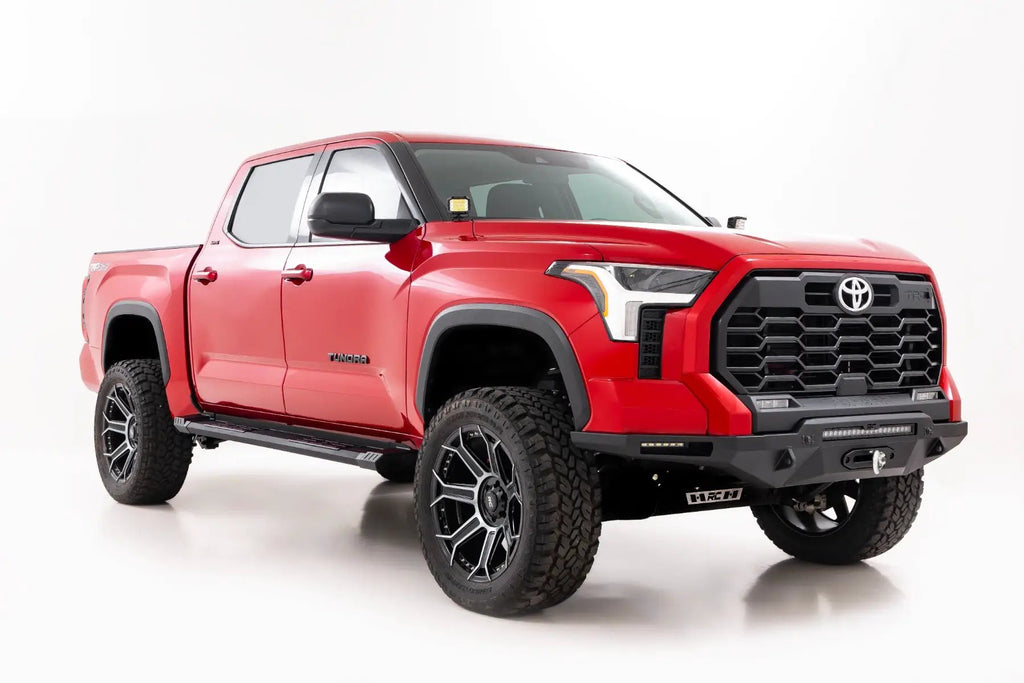 HD2 Aluminum Running Boards | CrewMax | Toyota Tundra 2WD/4WD (2022-2026) by Rough Country