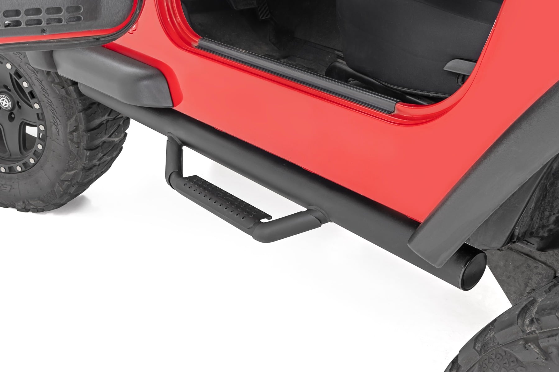 Nerf Steps | Full Length | Jeep Wrangler TJ 4WD (1997-2006) by Rough Country