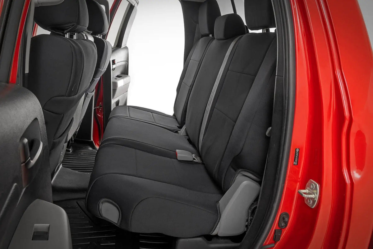 Seat Covers | FR w/ Console Cover and Rear | Toyota Tundra 2WD/4WD (07-13) by Rough Country
