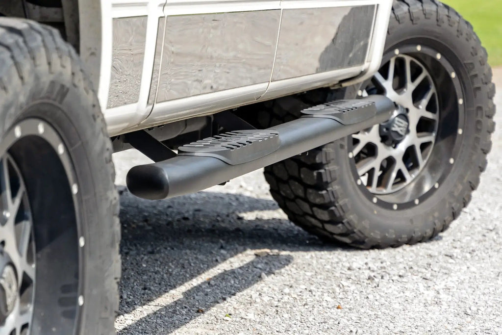 Oval Nerf Step | Crew Cab | Black | Ford F-150 2WD/4WD (2009-2014) by Rough Country