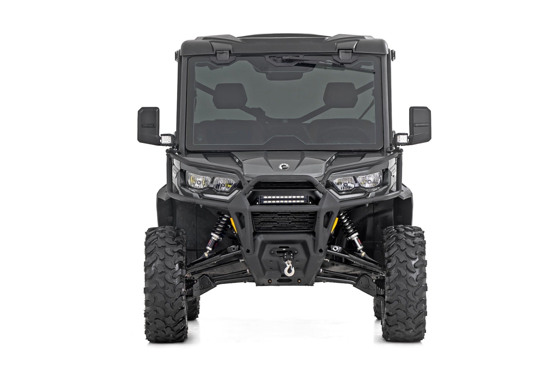 M1 Front Coil Over Shocks | Ride Height Adjust | Can-Am Defender MAX HD10/PRO HD10 by Rough Country