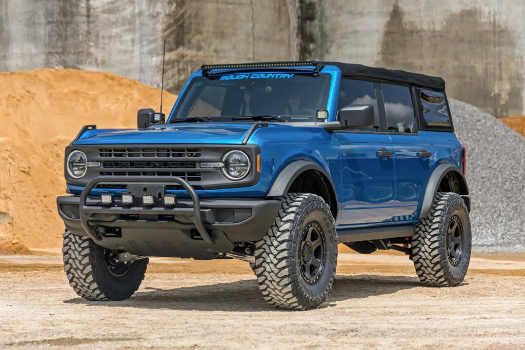 Nudge Bar | 3.5 Inch Round Led (x4) | Ford Bronco 4WD (2021-2026) by Rough Country