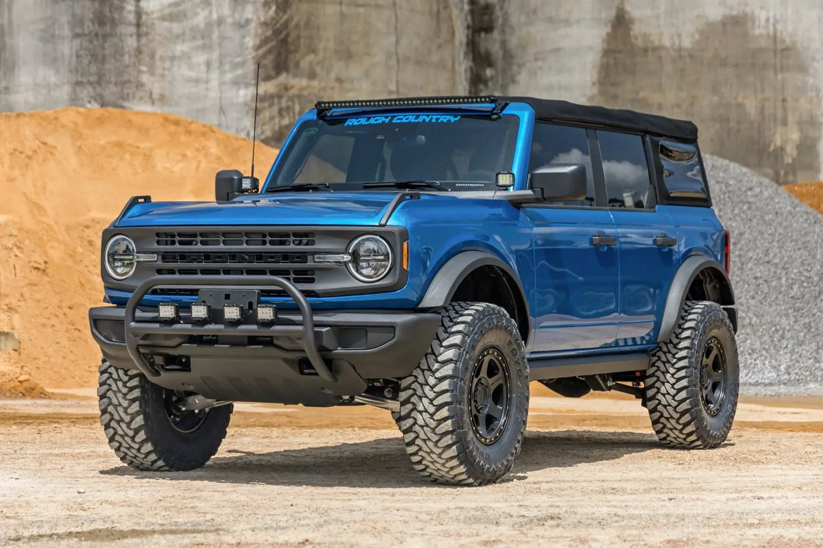 Nudge Bar | 20 Inch BLK DRL Single Row LED | Ford Bronco 4WD (2021-2026) by Rough Country