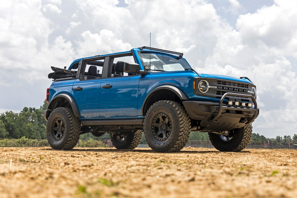 Nudge Bar | 20 Inch BLK DRL Single Row LED | Ford Bronco 4WD (2021-2026) by Rough Country