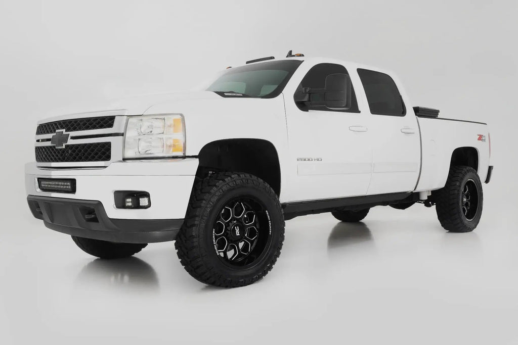 Rough Country 96 Series Wheel | One-Piece | Gloss Black | 20x10 | 8x180 | -19mm by Rough Country