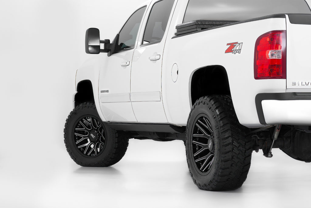 Rough Country 95 Series Wheel | One-Piece | Gloss Black Machined | 20x10 | 8x180 | -19mm by Rough Country