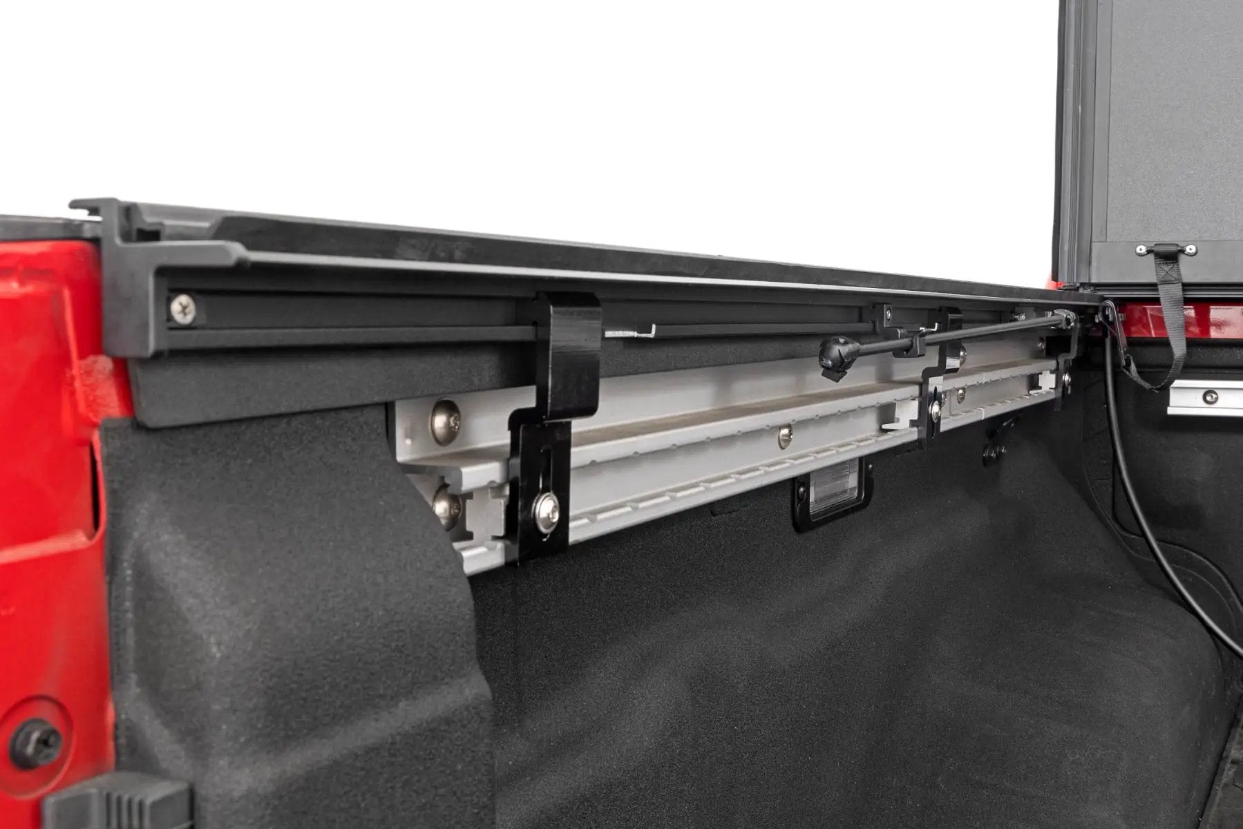 Hard Tri-Fold Flip Up Bed Cover | 5' Bed | Nissan Frontier 2WD/4WD (22-26) by Rough Country