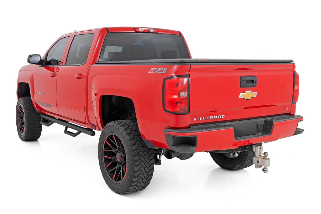 Nerf Steps | Cab Length | Extended Cab | 6'7" Bed | Chevy/GMC 1500 (14-18 & Classic) by Rough Country