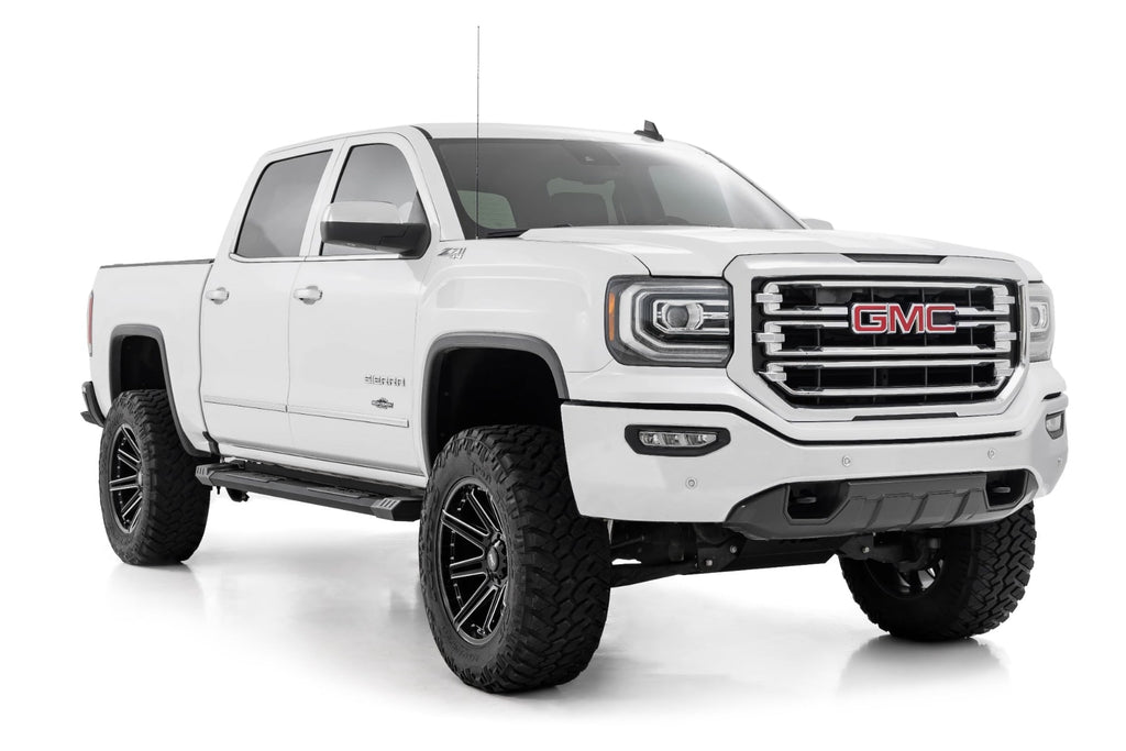 HD2 Aluminum Running Boards | Crew Cab | Chevy/GMC 1500/2500HD/3500HD (07-19 & Classic) by Rough Country