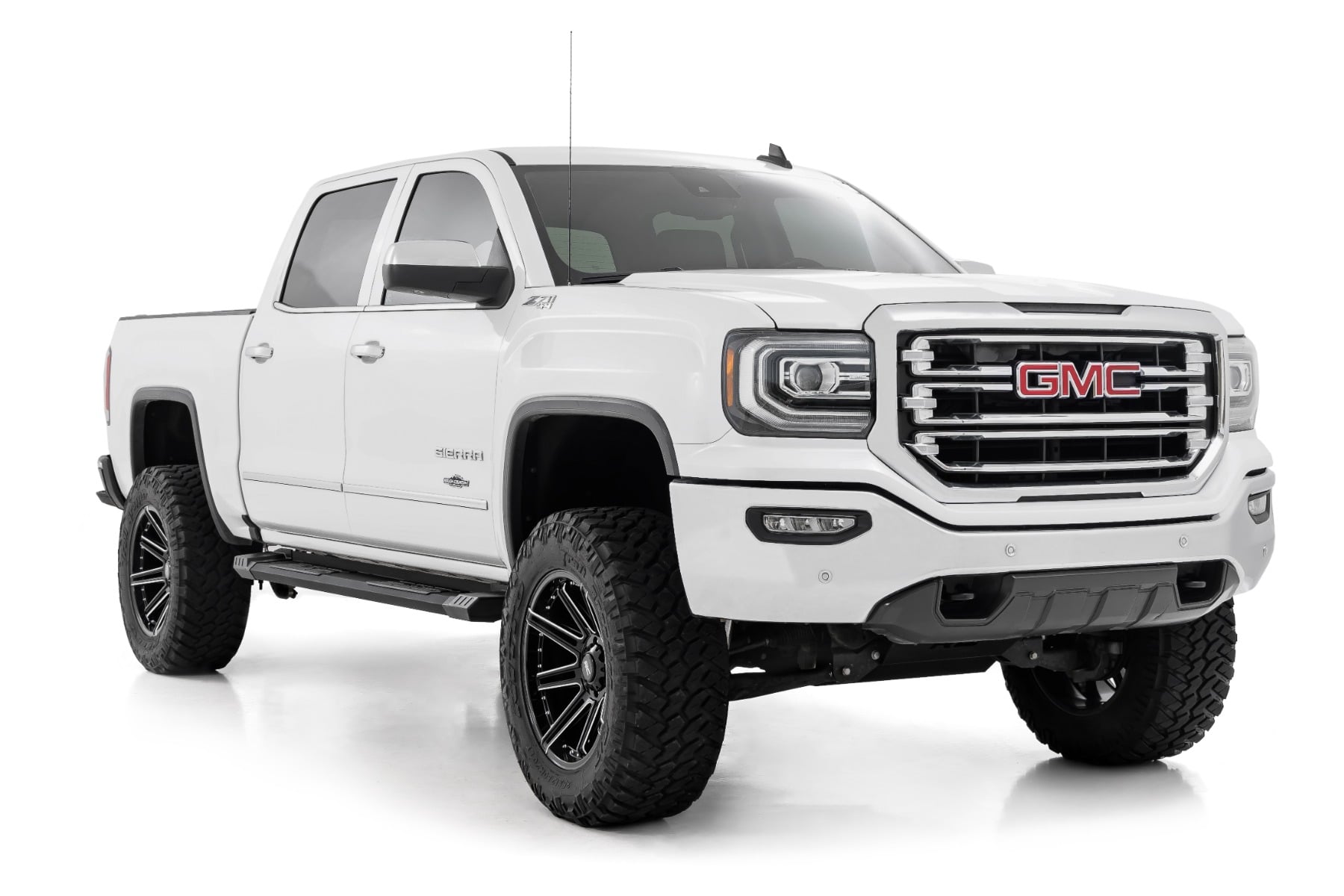 HD2 Aluminum Running Boards | Ext Cab | Chevy/GMC 1500/2500HD/3500HD (07-19 & Classic) by Rough Country