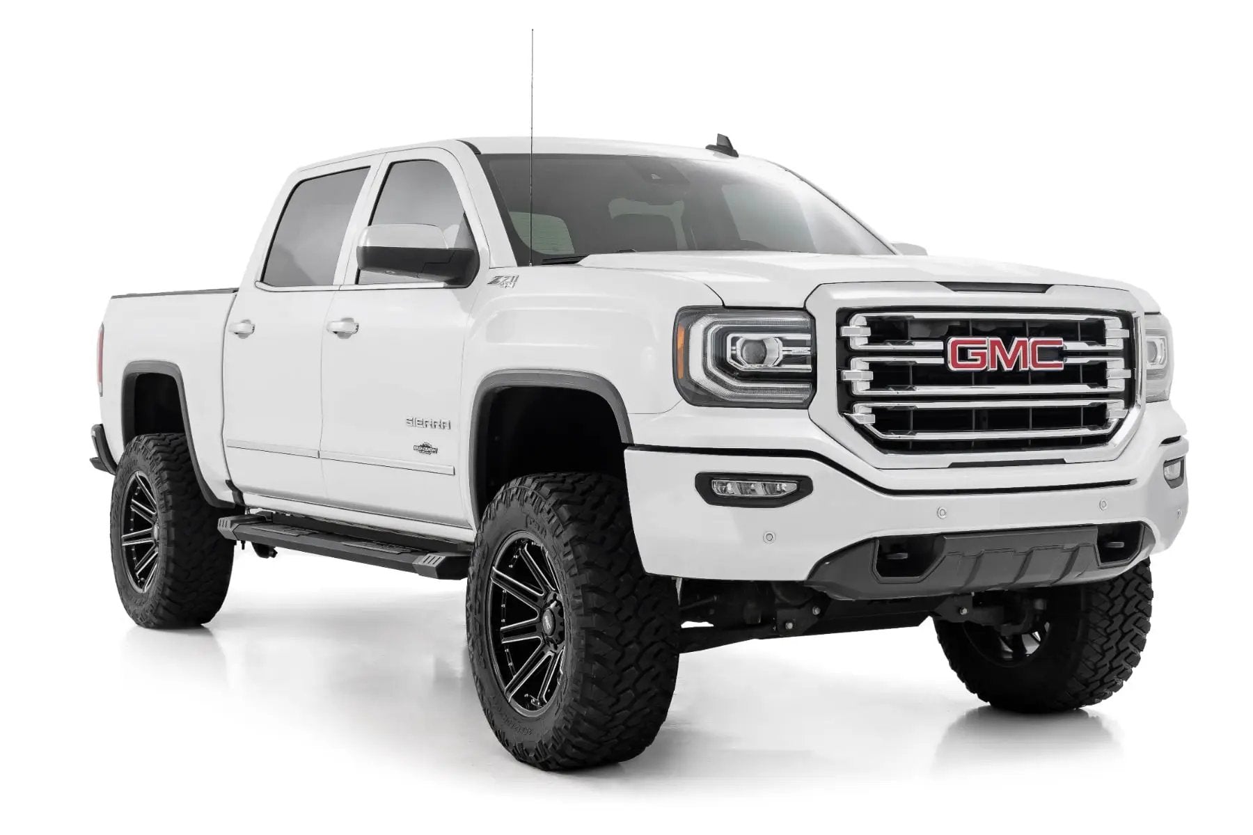HD2 Aluminum Running Boards | Crew Cab | Chevy/GMC 1500/2500HD/3500HD (07-19 & Classic) by Rough Country