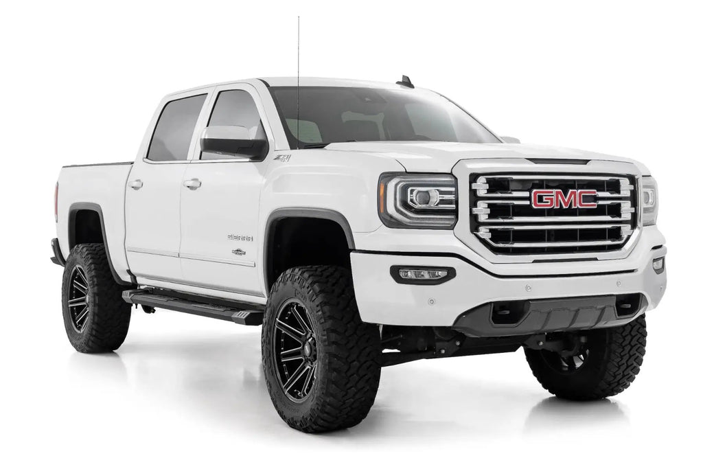 HD2 Aluminum Running Boards | Crew Cab | Chevy/GMC 1500/2500HD/3500HD (07-19 & Classic) by Rough Country