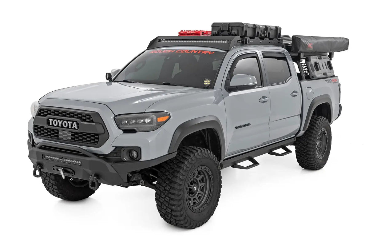 SRL2 Adj Aluminum Step | Double Cab | Toyota Tacoma 2WD/4WD (2005-2023) by Rough Country