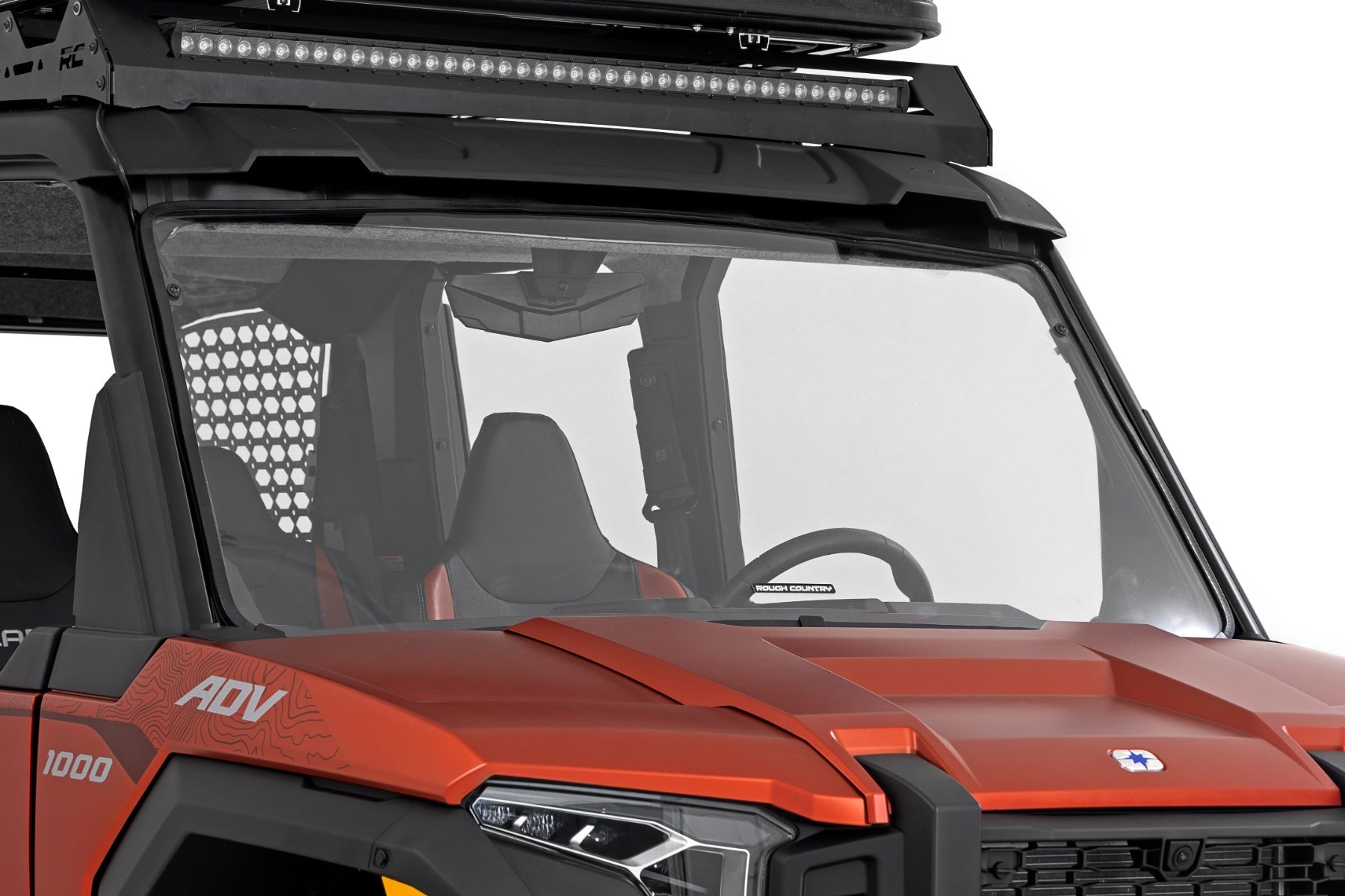 Full Windshield | Scratch Resistant | Polaris XPEDITION ADV 5 by Rough Country