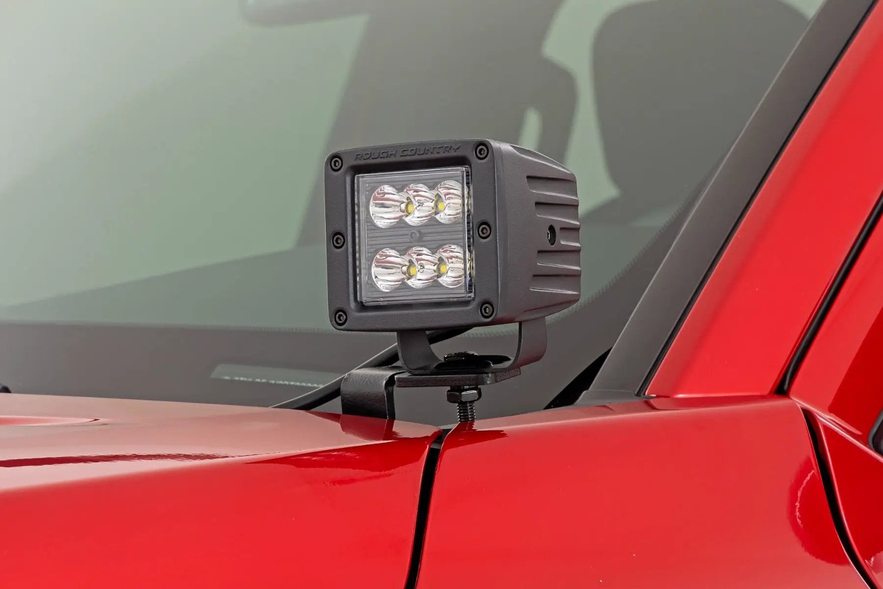 LED Light Kit | Ditch Mount | 2" Black Pair | Flood | Toyota Tacoma (24-26)