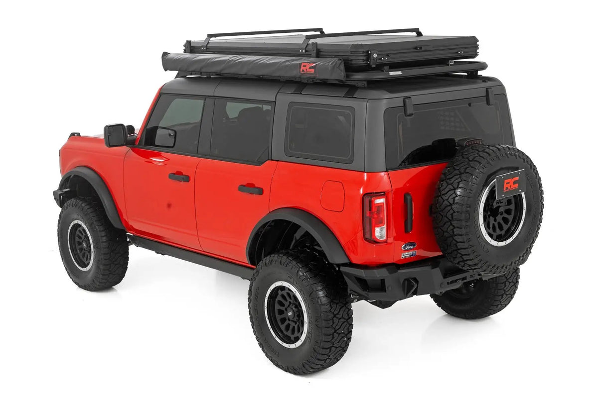 Retractable Roof Rack Awning | 6'6" x 9'8" (Fits Trucks & SUVs) by Rough Country