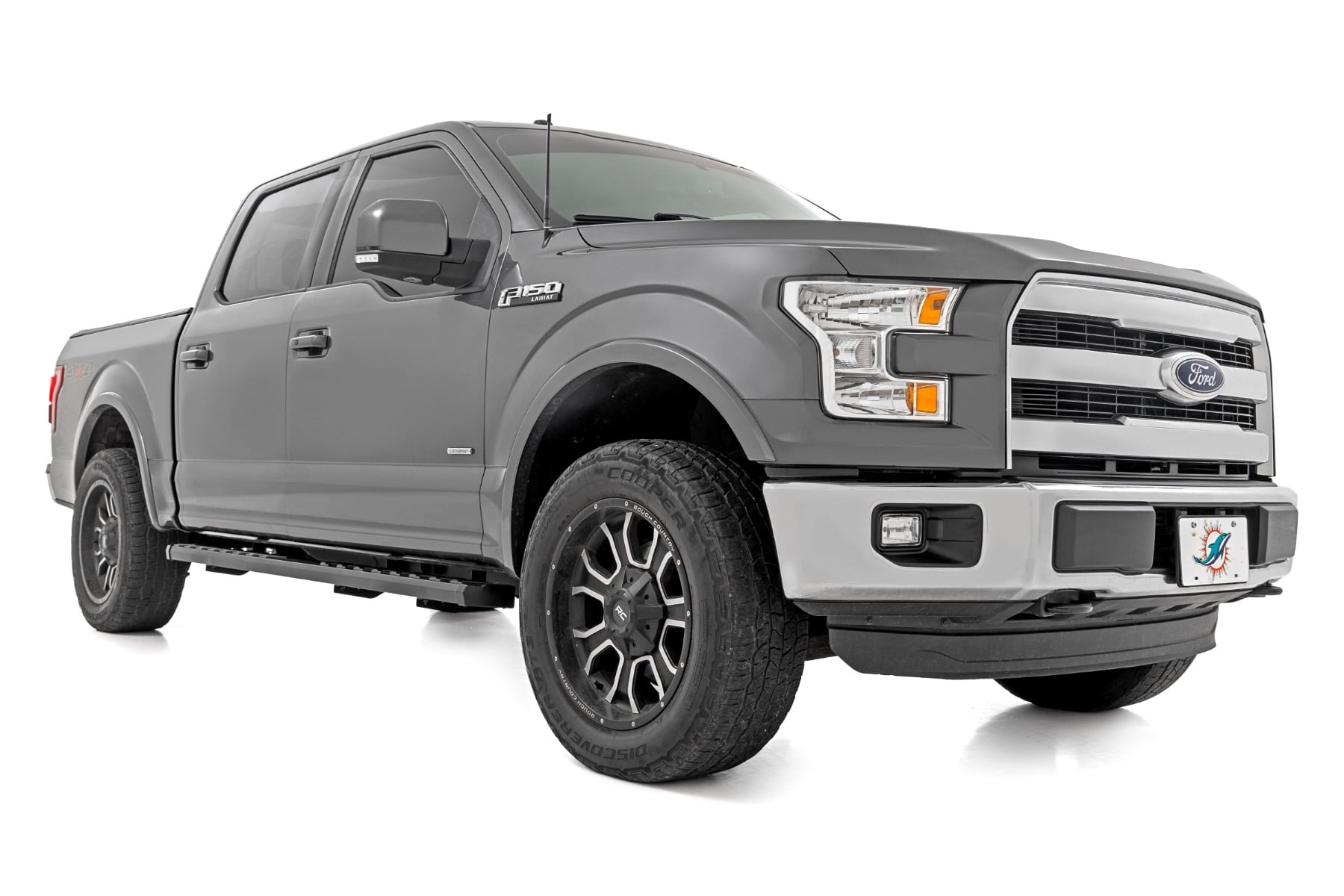 BA2 Running Board | Side Step Bars | Ford F-150/F-250/F-350 2WD/4WD (15-26) by Rough Country