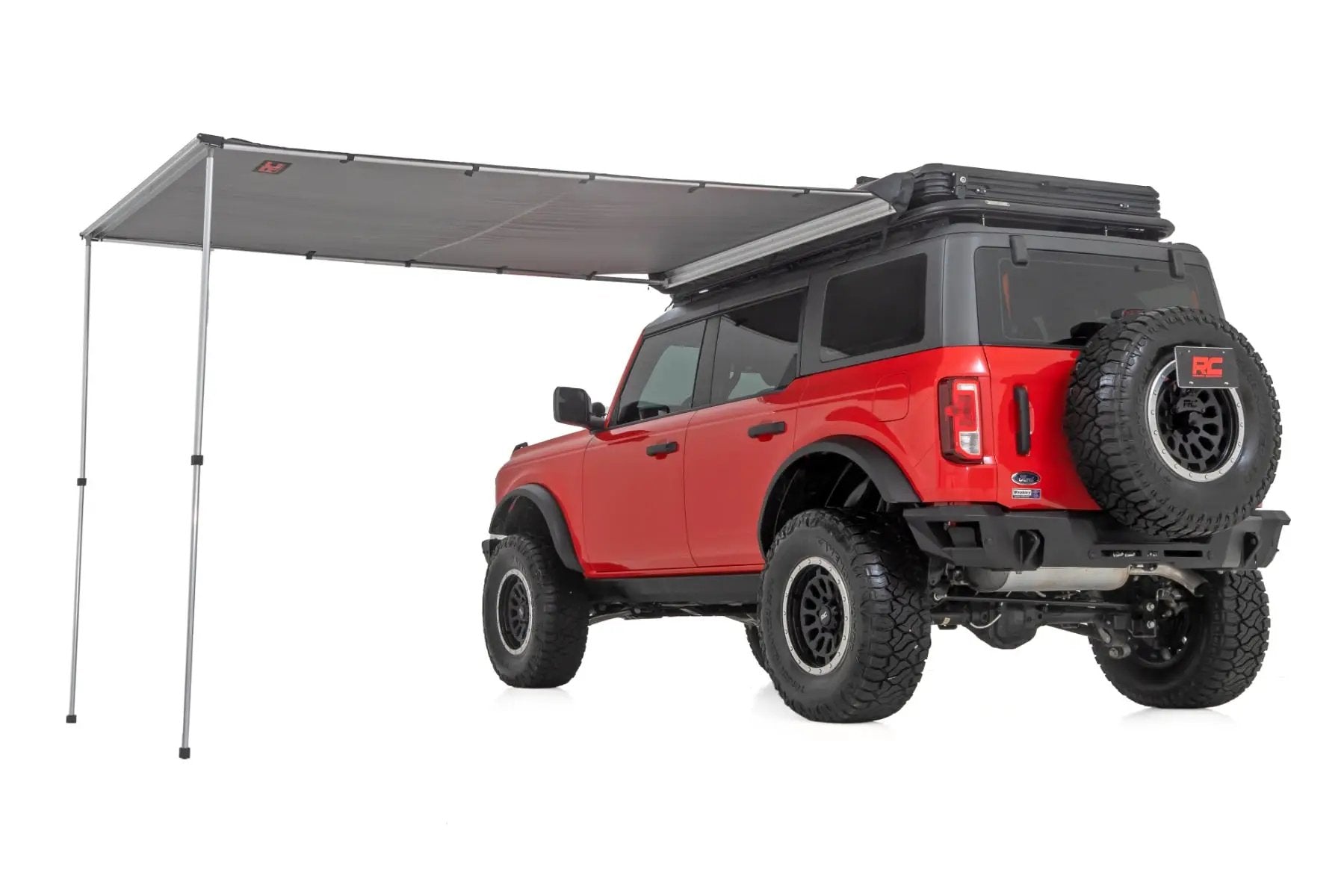 Retractable Roof Rack Awning | 6'6" x 9'8" (Fits Trucks & SUVs) by Rough Country