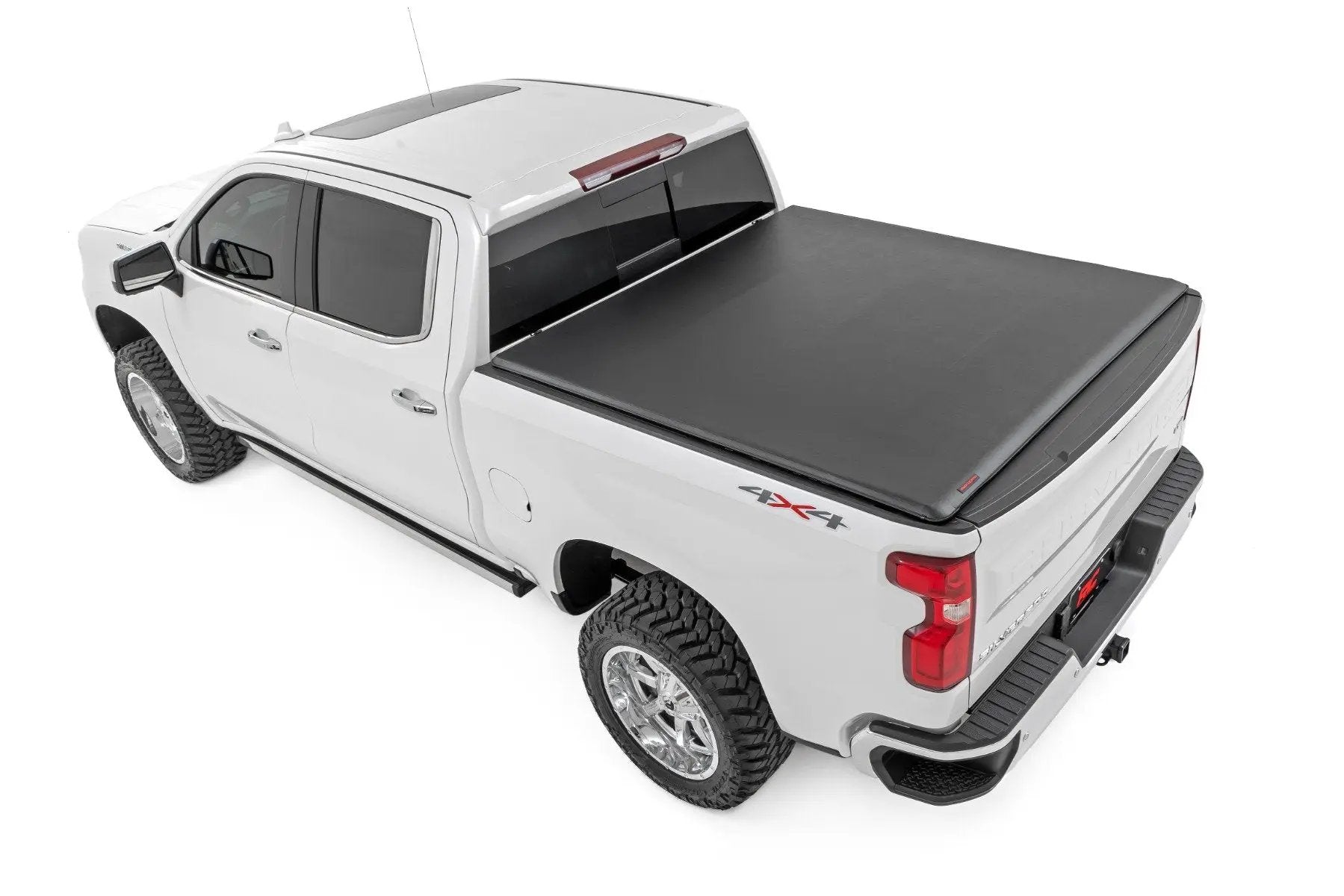Soft Roll Up Bed Cover | 5'10" Bed | Chevy/GMC Sierra 1500 (19-26)/Silverado 1500 (19-26) by Rough Country