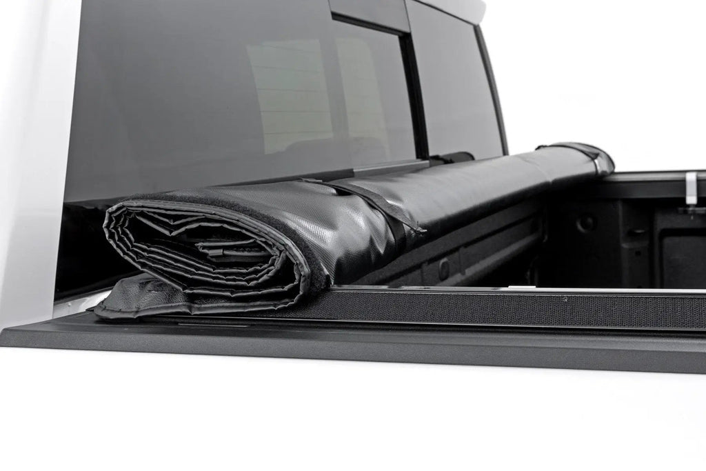 Soft Roll Up Bed Cover | 5'10" Bed | Chevy/GMC Sierra 1500 (19-26)/Silverado 1500 (19-26) 