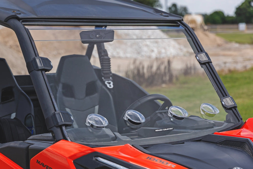 Vented Full Windshield | Scratch Resistant | Can-Am Maverick Sport 1000R by Rough Country