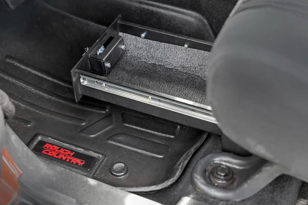 Storage Box | Under Seat | Jeep Wrangler JK (07-10)/Wrangler Unlimited (07-18) by Rough Country