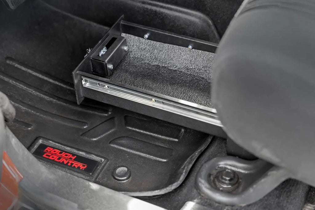 Storage Box | Under Seat | Jeep Wrangler JK (07-10)/Wrangler Unlimited (07-18) by Rough Country